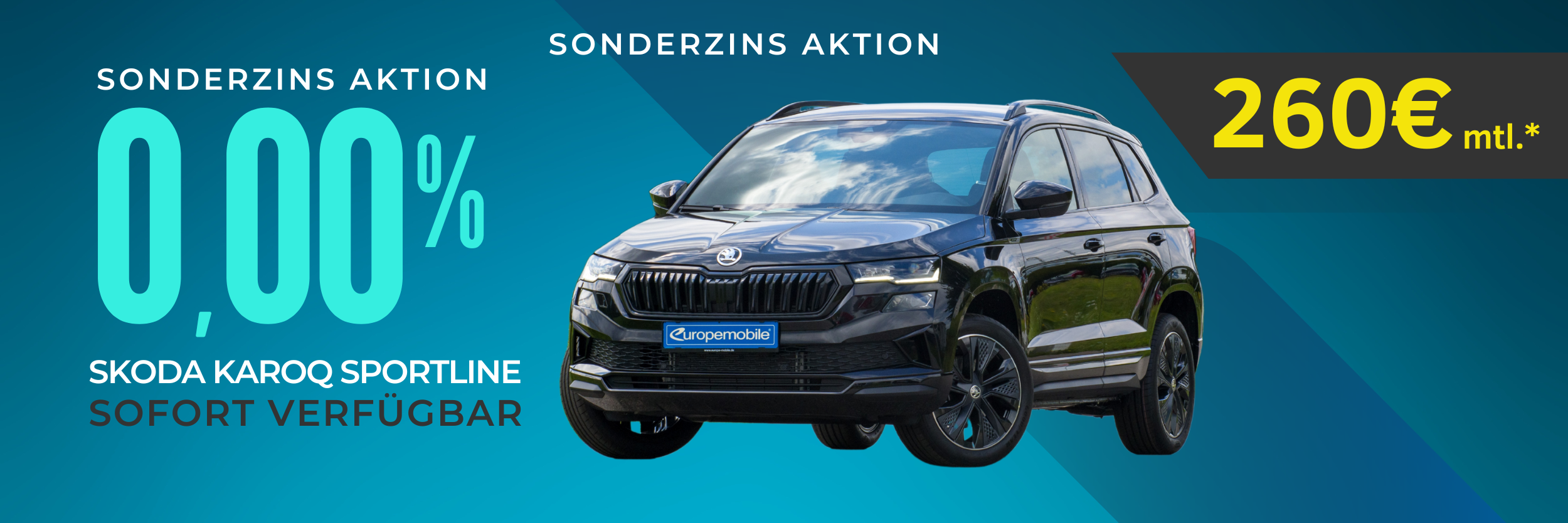 skoda karoq sportline 0,00 prozent finanzierung